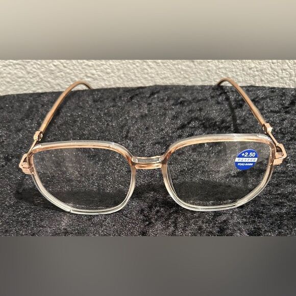 Brand New Zerlool Reading Glasses +2.50 - Gold Frame** - Picture 1 of 5